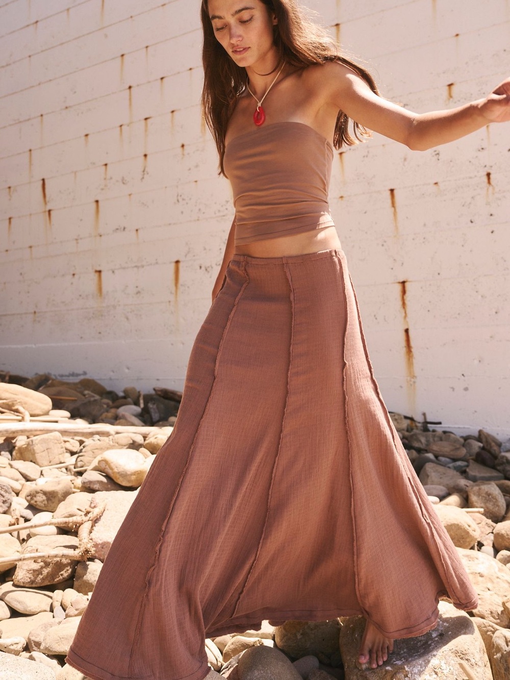 Free People Caught In The Moment Maxi Skirt
